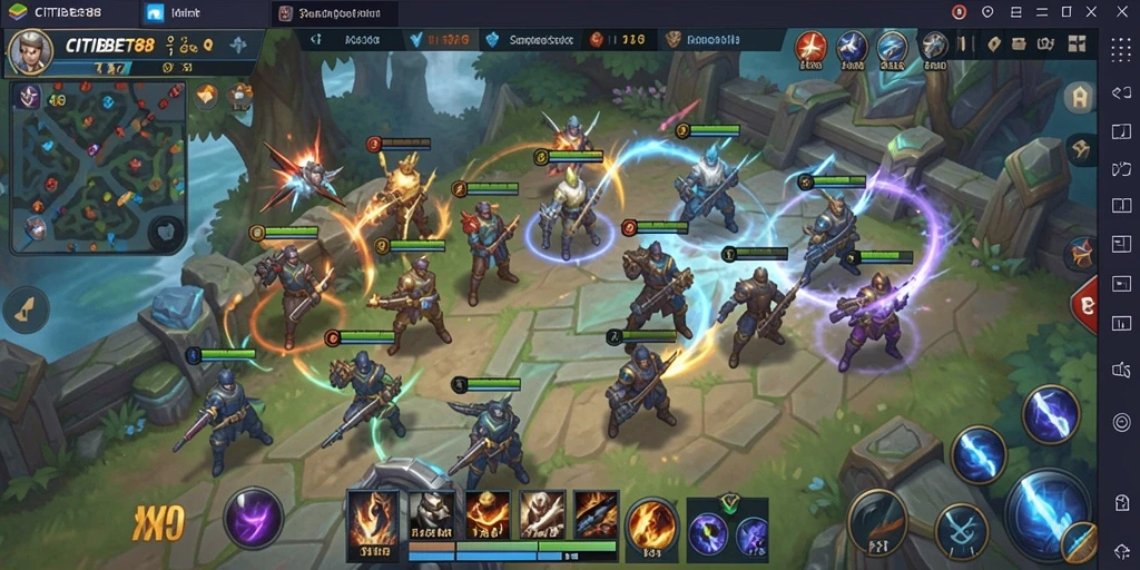 Tampilan menawan dari gameplay SLG CITIBET88 yang penuh strategi.