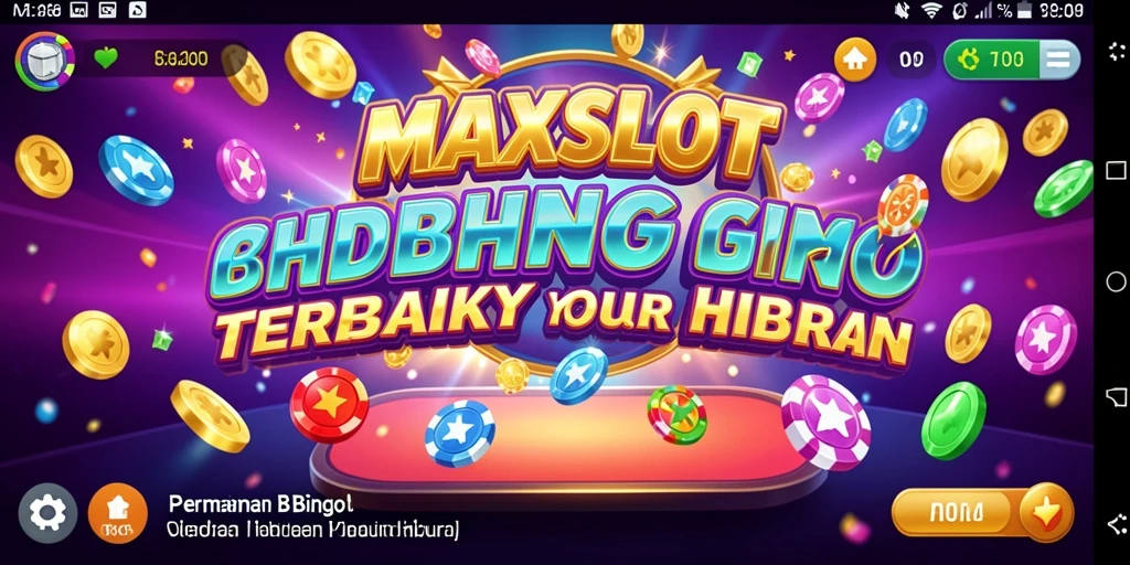 Tampilan screenshot menampilkan keseruan permainan Bingo di MAXSLOT.