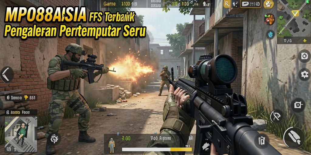 Gameplay seru dalam pertempuran FPS MPO88ASIA.